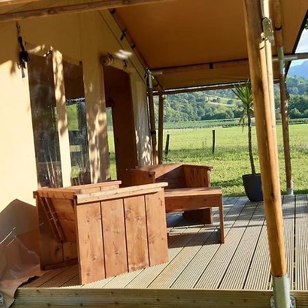 Tente Safari Lodge Ferme Carrique Tardets-Sorholus エクステリア 写真