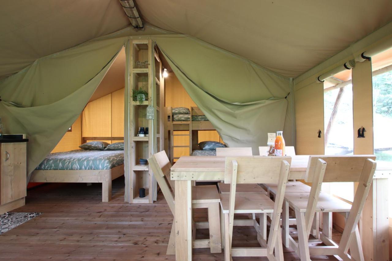 Tente Safari Lodge Ferme Carrique Tardets-Sorholus エクステリア 写真