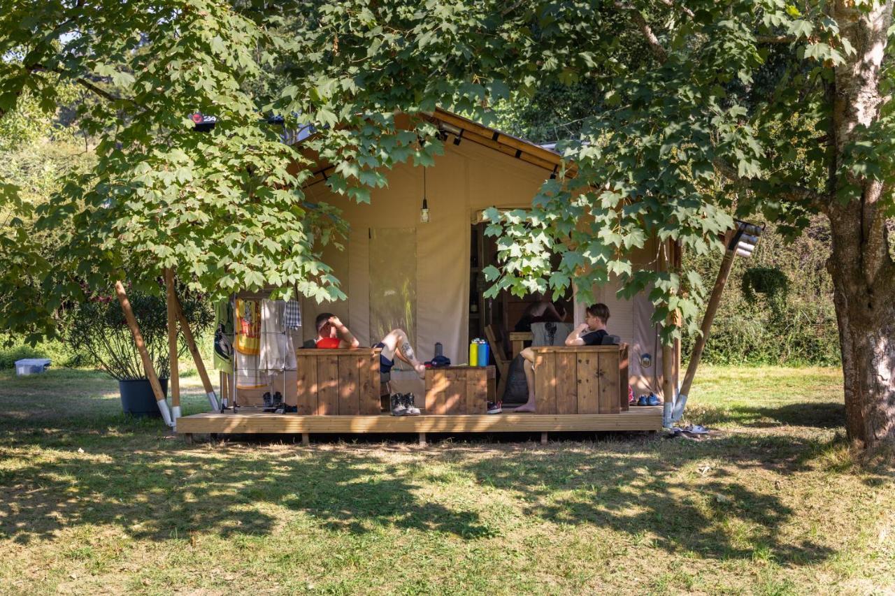 Tente Safari Lodge Ferme Carrique Tardets-Sorholus エクステリア 写真